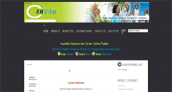 Desktop Screenshot of czavite.com